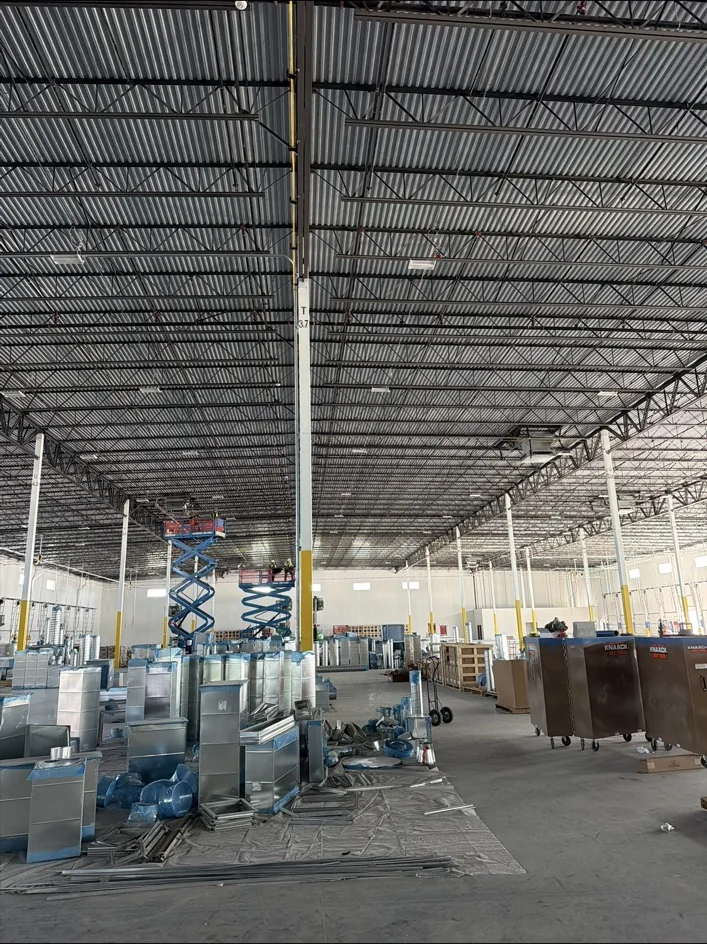 Large commercial warehouse electrical project